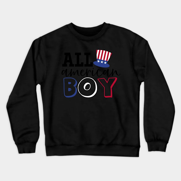 ALL   american  BOY Crewneck Sweatshirt by busines_night